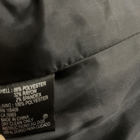 New With Tags Tahari Women's Black Snap Button Up Blazer Size 10 $280 - Picture 8 of 9